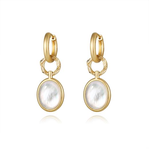 Eden Garden伊甸园花园系列 | 白贝母花藤耳环 商品图0