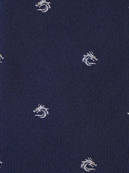 callisto蓝色真丝梭织领带 STCTE019C 商品图3