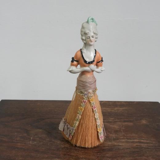 美国古董贵妇半身瓷偶扫帚刷子US052 商品图3