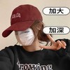 新款四季棒球帽雪花绒韩版大头围字母棒球帽显脸小百搭网红帽子潮 商品缩略图0