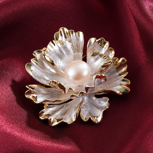 子佩集珍珠胸针【XXXZ069】镀金2402 商品图0