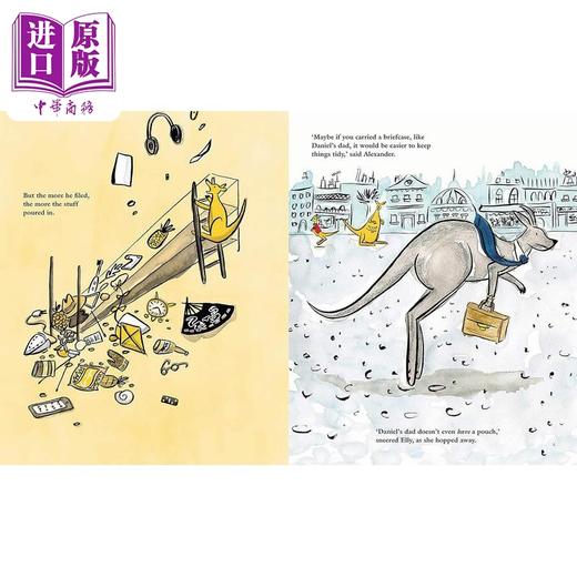 【中商原版】袋鼠妈妈的神奇口袋 The Pocket Chaotic 英文原版 儿童绘本 动物故事图画书 精装亲子绘本 进口英文童书 3-6岁 商品图4