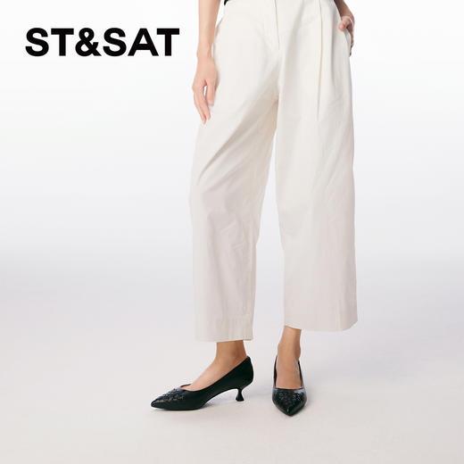 星期六优雅尖头通勤细中跟SSC1111110 商品图2