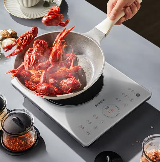 苏泊尔 电磁炉 C22-IA05 2200W  触控式操控 方形外观  一体面板 过热保护 三级能效 9档火力调节 商品图2