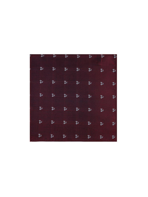 callisto红色纯桑蚕丝口巾 STTOW011C 商品图0