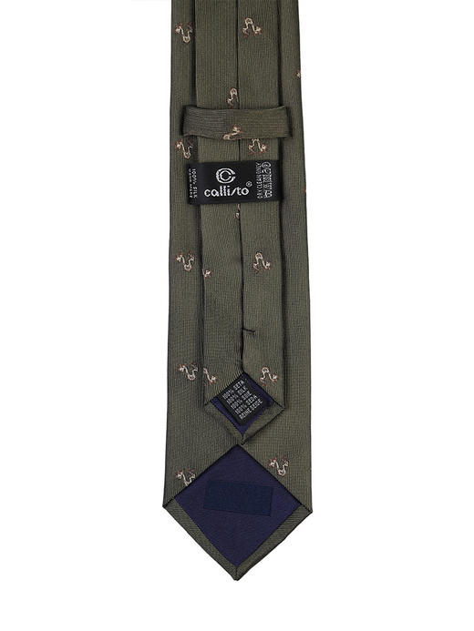 callisto咖色真丝梭织领带 STCTE018C 商品图2