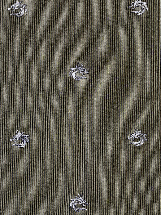 callisto绿色真丝梭织领带 STCTE015C 商品图3