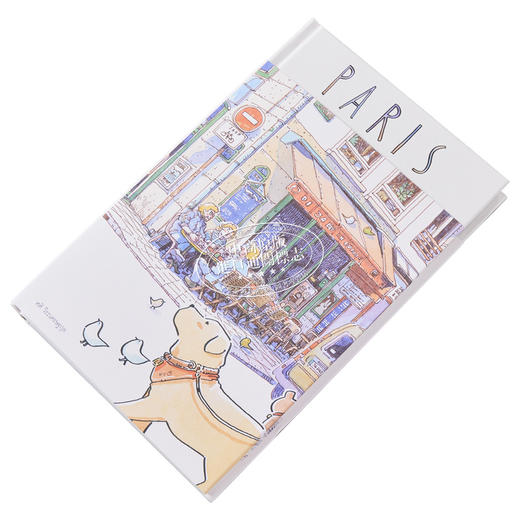 预售 【中商原版】Sasi的欧洲旅行手帐书:巴黎 泰文版 进口艺术 Sasi's Sketch Book 34 Days in Europe: PARIS 旅游手记手绘绘本 商品图2