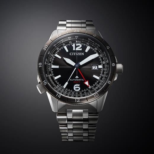 西铁城/CITIZEN PROMASTER系列GMT飞行风自动机械耐磁男士腕表NB6046-59E 商品图5