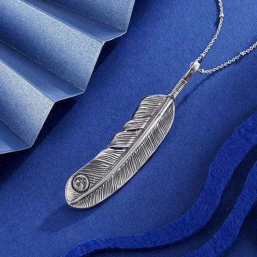 子佩集S925银【乘风破浪】吊坠【YFDZ040】(不含链)仿古2402 商品图1