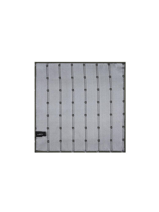 callisto绿色纯桑蚕丝口巾 STTOW015C 商品图1