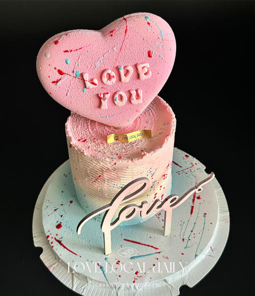 告白情书 · 奶油霜蛋糕 （喷砂工艺，颜色会有些许差异） 商品图0