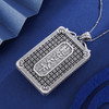 子佩集S999银【龙行天下】吊坠【JFQ025】(不含链)仿古方牌2402 商品缩略图2