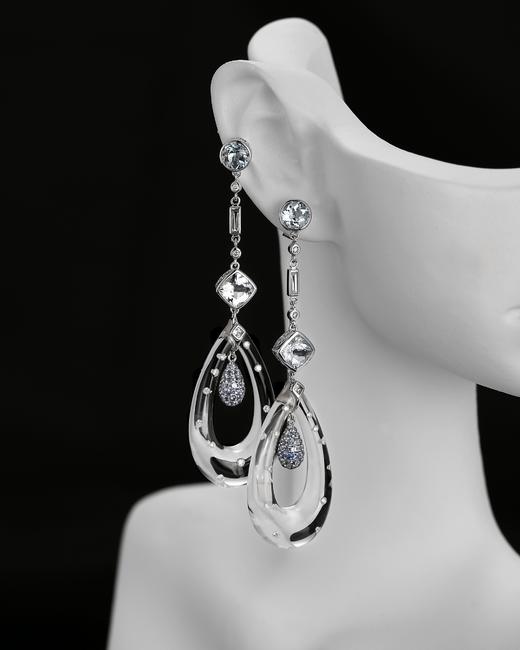 Glacier Aquamarine冰川海蓝宝系列 | 水滴海蓝宝耳环 商品图1