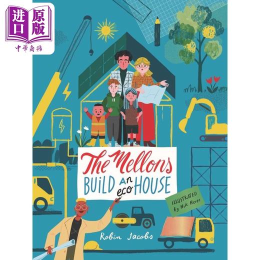【中商原版】梅隆一家的新房子 The Mellons Build a House 英文原版 儿童科普绘本 知识百科图画书 精装进口 儿童读物4-8岁 商品图0
