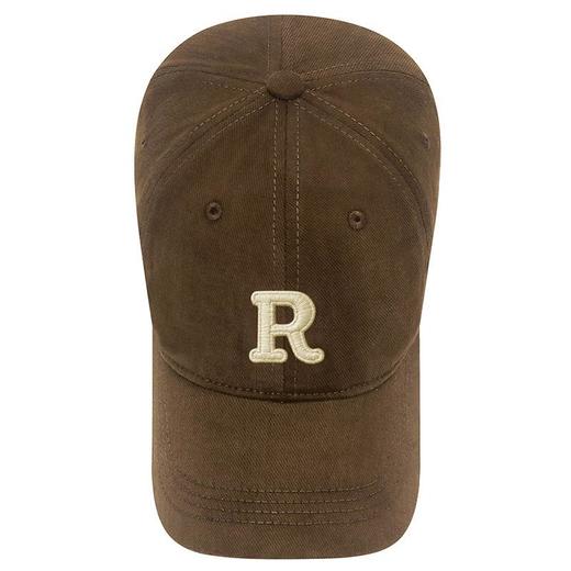 韩版大头围立体棉线刺绣R字母棒球帽女抖音代发百搭磨毛鸭舌帽子 商品图4