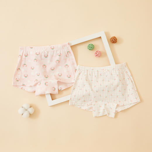 怡比四角平角内裤儿童男童女童内裤短裤2条装（90#-140#） 商品图2