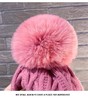月子帽冬季加绒保暖毛线帽女冬潮毛球针织帽韩版潮百搭白色冷帽女 商品缩略图3