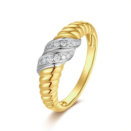 金属纽纹复古戒指 商品图0