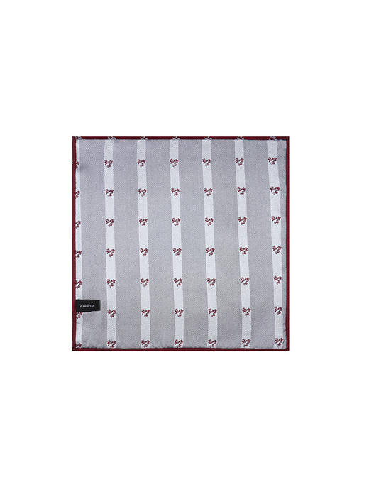 callisto红色纯桑蚕丝口巾 STTOW011C 商品图1