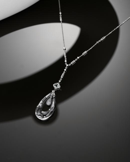 Glacier Aquamarine冰川海蓝宝系列 | 水滴海蓝宝项链 商品图1