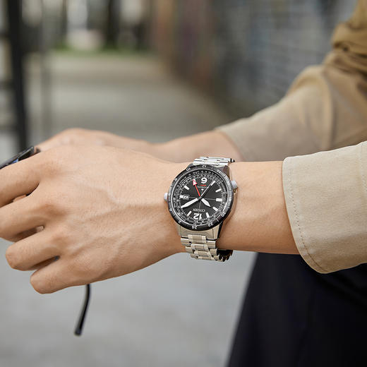 西铁城/CITIZEN PROMASTER系列GMT飞行风自动机械耐磁男士腕表NB6046-59E 商品图4