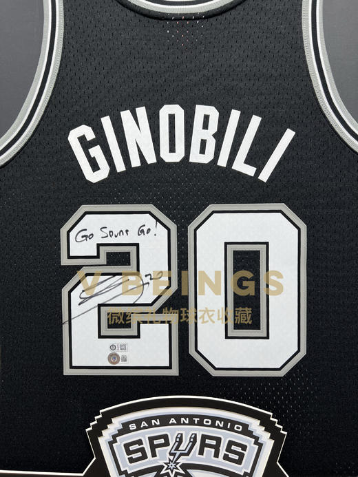 收藏系列 吉诺比利20号黑色加签 亲笔签名球衣 商品图2