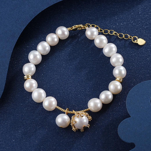 子佩集珍珠手链【ZSL281】镀金2402 商品图0