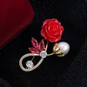 子佩集珍珠胸针【XXXZ182】镀金2402