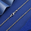 子佩集S925银仿古项链【YFXL028-28】【YFXL028-24】仿古搭配链麻花2402 商品缩略图0