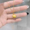 小胖福足金吊坠 商品缩略图1