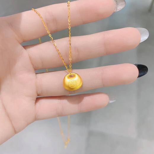小胖福足金吊坠 商品图1