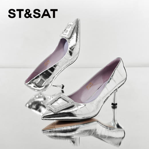 星期六法式气质尖头细高跟SSC1111055 商品图5