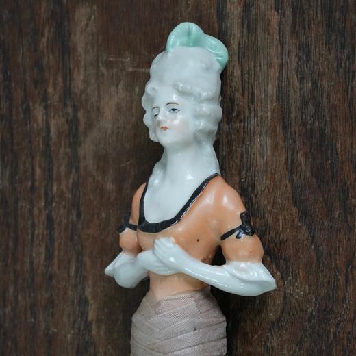 美国古董贵妇半身瓷偶扫帚刷子US052 商品图5