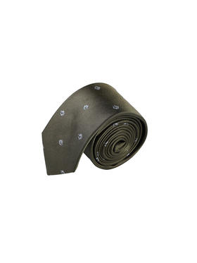 callisto绿色真丝梭织领带 STCTE015C