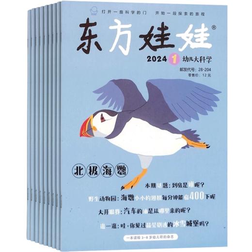 【订阅有礼】东方娃娃系列杂志组合 2025年1月起订 0-7岁幼儿益智绘本阅读  商品图5