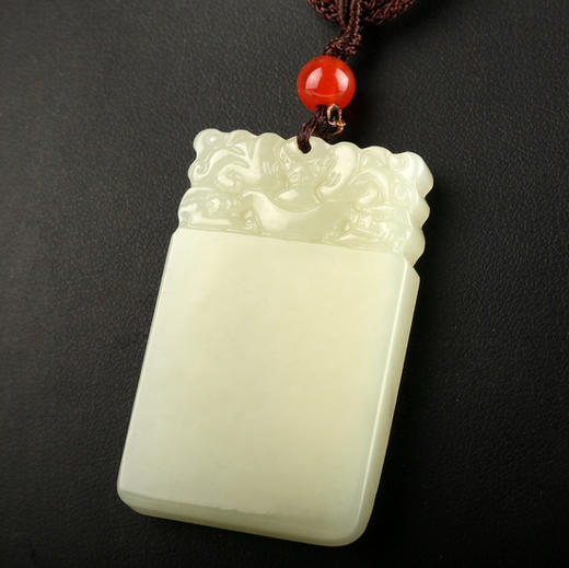 平安无事和田玉对牌 商品图0