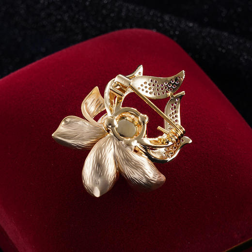 子佩集珍珠胸针【XXXZ197】镀金2402 商品图1
