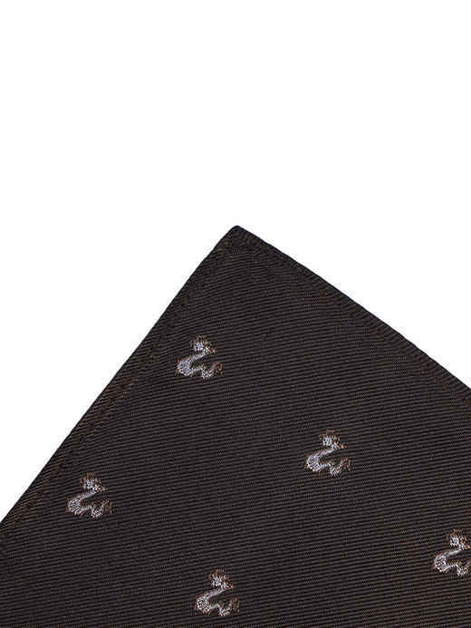 callisto咖色纯桑蚕丝口巾 STTOW016C 商品图2