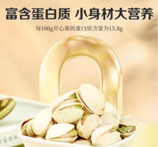 【年货节】百草味原色无漂白盐焗味开心果500g 每日坚果干果零食量贩 送礼团购 商品图4