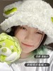 个性小羊帽子秋冬季百搭渔夫帽女日系可爱毛线保暖耳朵毛绒帽盆帽 商品缩略图3