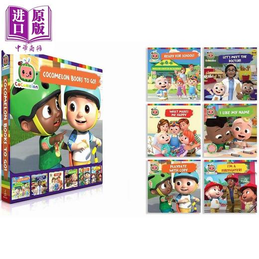 【中商原版】可可西瓜探险套装 CoComelon Books to Go Boxed Set 英文原版 儿童绘本故事图画书 进口儿童读物0-5岁 亲子共读 商品图1