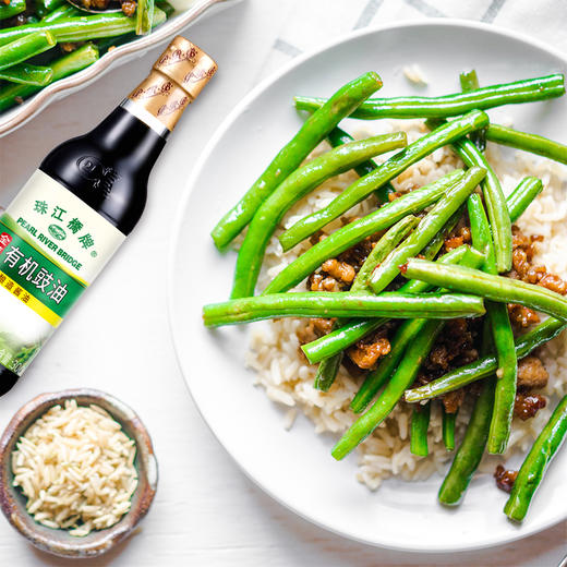 珠江桥牌 金装有机豉油300ml+9度有机米醋500ml 商品图4