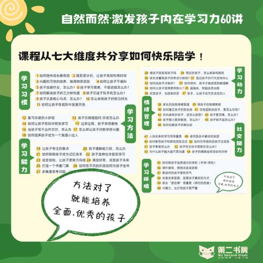 百万家长都在学！自然而然激发孩子内在学习力 北大学霸妈妈60讲 商品图2