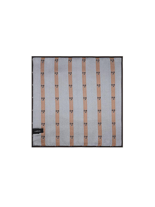 callisto咖色纯桑蚕丝口巾 STTOW016C 商品图1