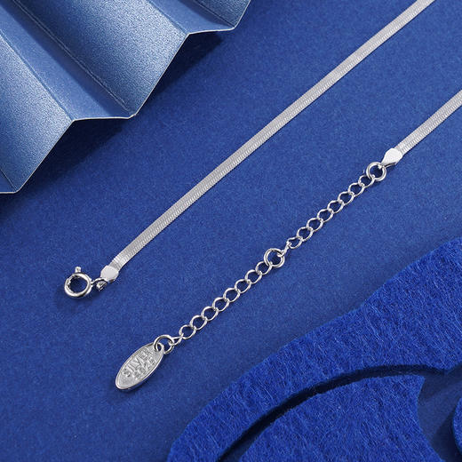 子佩集S925银【墨澈】项链【CY802000】原创2蛇骨2402 商品图1