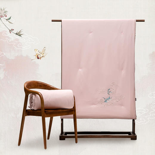 多喜爱 东方巧丝纯蚕丝子母被（银阙文鳐）cs 商品图1