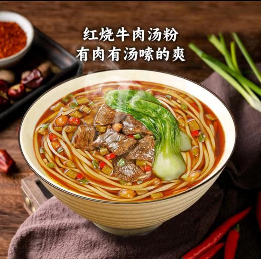 常德牛肉粉 红烧牛肉汤粉480.6g 商品图1