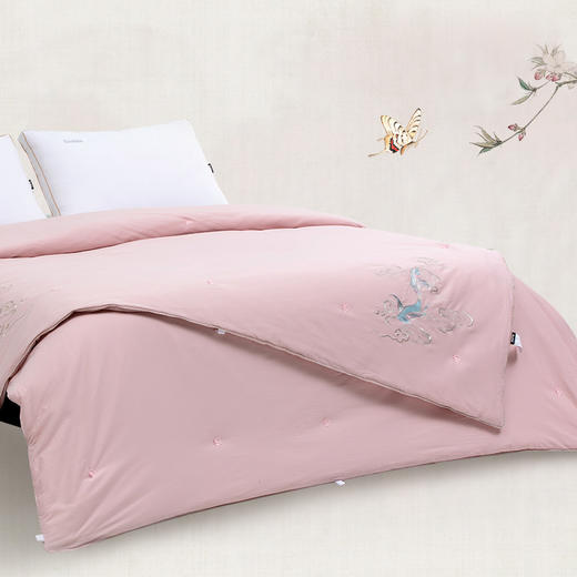 多喜爱 东方巧丝纯蚕丝子母被（银阙文鳐）cs 商品图3