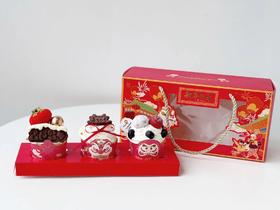 恭贺新春 · 纸杯蛋糕礼盒（插件随机）